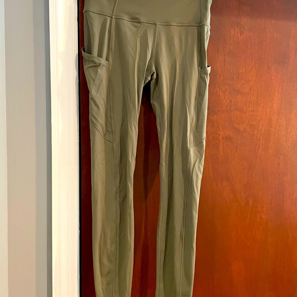 Military green lululemon leggings